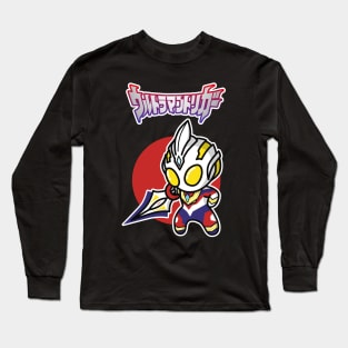 Ultraman Trigger Chibi Style Kawaii Long Sleeve T-Shirt